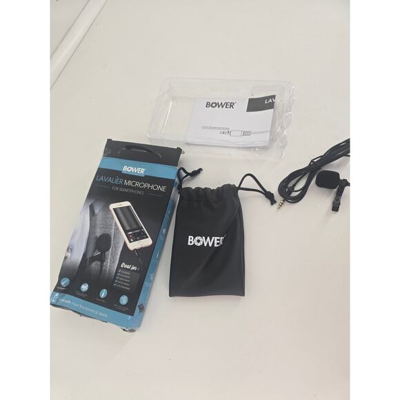 Bower Lavalier Microphone for Smartphones & Tablets WA-LVMIC New Open Box - Picture 4 of 4